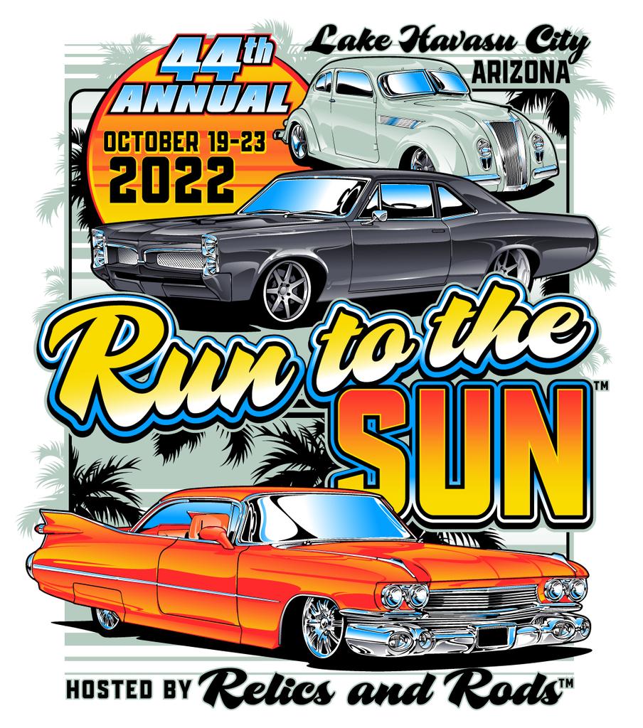 Run to The Sun 2022 Lake Havasu City Hot Rod Show is October 19th - 23th 2022 in Lake Havasu City Arizona. Run to The Sun is a Premier Southwest Hot Rod Car Event each year as hundreds of Classic Cars descend on the city for 3 days of Hot Rod Heaven. You won't want to miss this great weekend of fun in the sun, so plan ahead. 